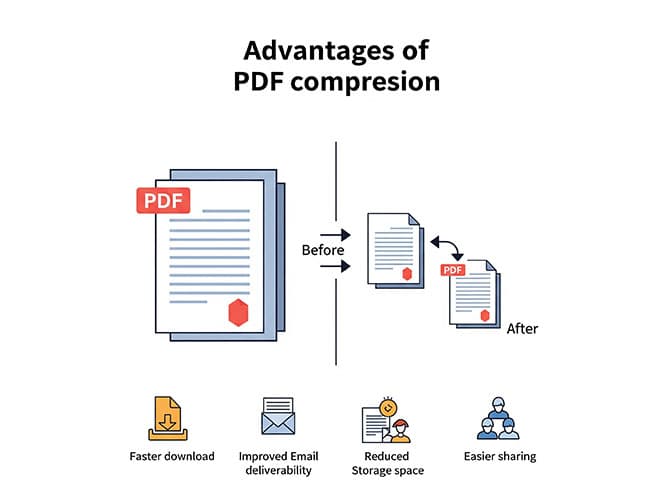 Top 5 Benefits of Compressing PDFs Before Sharing
