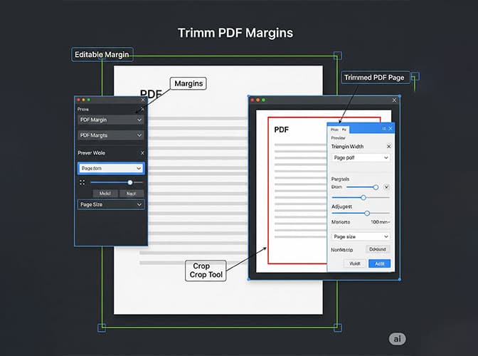 Trim Margins from a PDF Page in Seconds