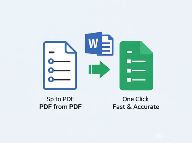 Turn Any PDF into Editable Word or Excel in One Click – Fast & Accurate