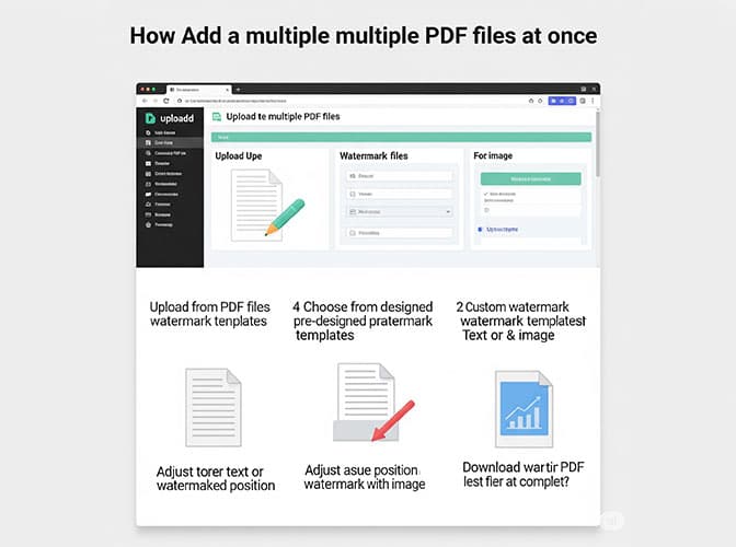How to Add a Watermark to Multiple PDFs at Once – Fast, Free & Online