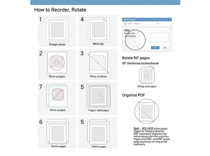 Reorder, Rotate, or Organize PDF Pages Without Adobe – Quick & Free