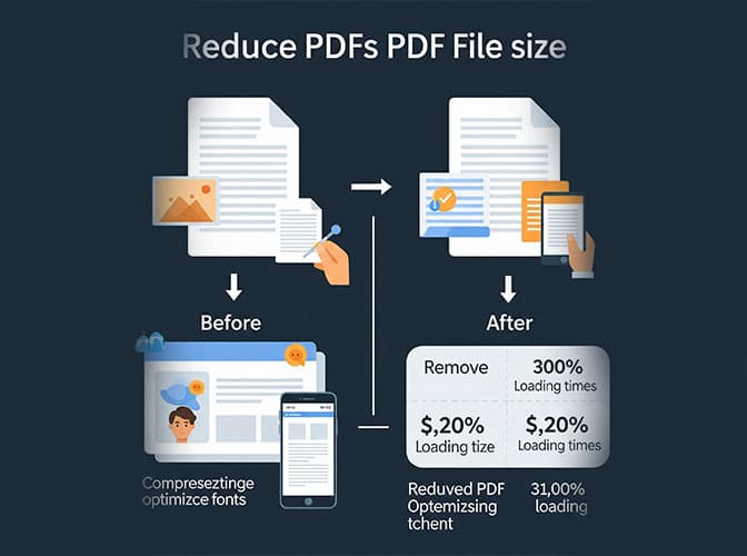 Reduce Heavy PDFs for Web & Mobile Viewing – Fast, Free & Online