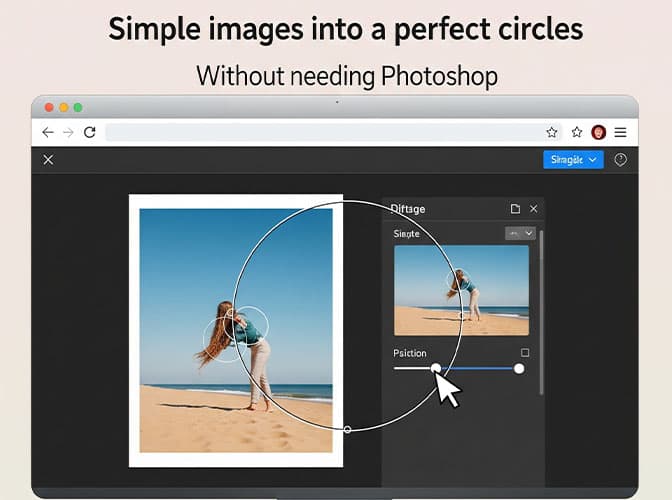 Crop Images into a Perfect Circle – No Photoshop Needed