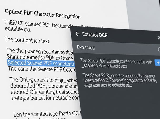 Extract Text from PDF with OCR – Works on Scanned Files Too